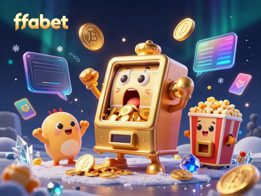 Spin the fabet slot machine and watch as coins pour out in celebration of the jackpot!