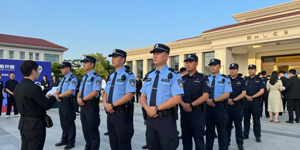 Corporate Security professionals ensuring safety at a local business event