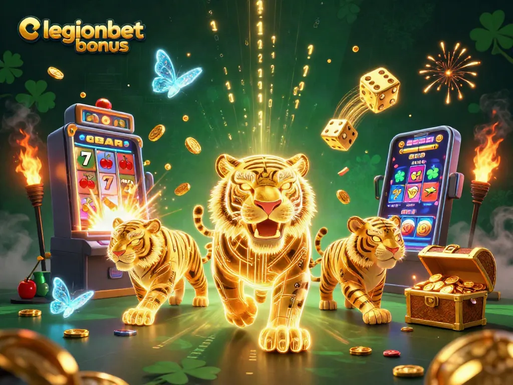 Winning with legionbet bonus in a vibrant casino scene filled with energy and excitement
